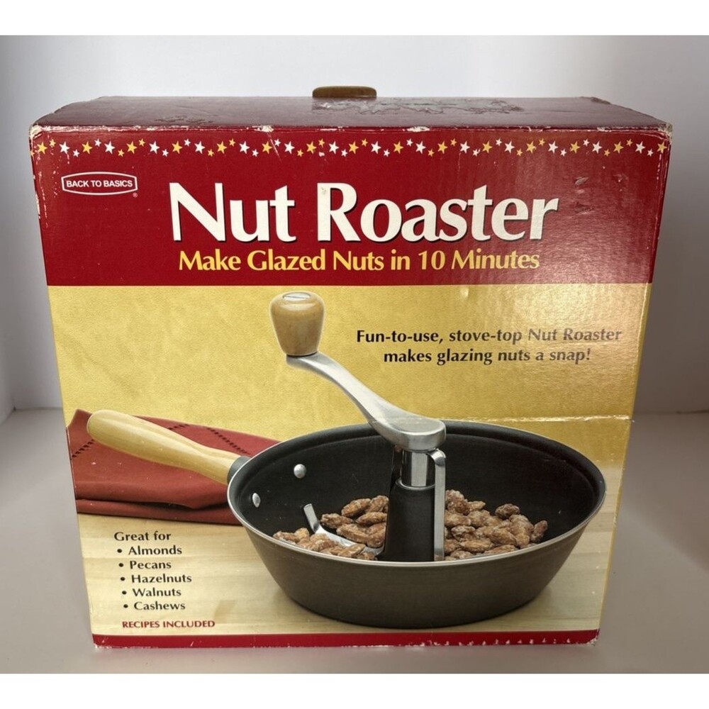Back to Basics Nut Roaster - Stovetop Cookware Pan